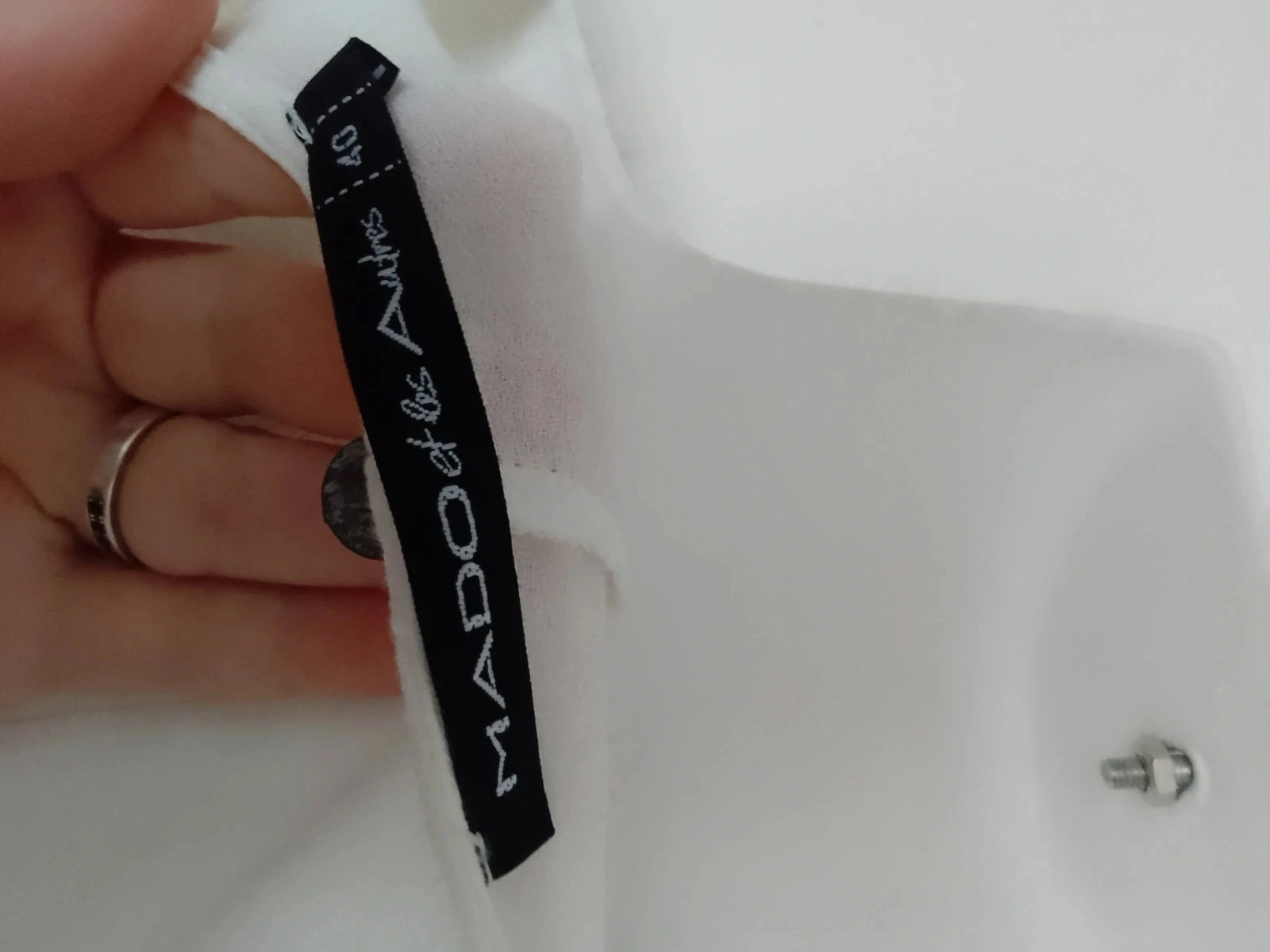 Bonita Túnica bohemia blanca talla 40 – photo 4